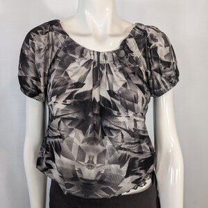 Cleo Puffed Sleeve Blouse (like new)